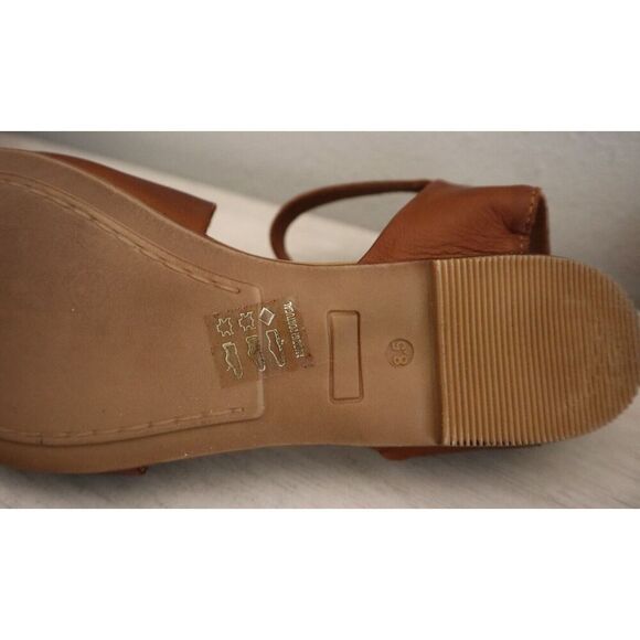 Miz Mooz IB22173 Women's Sz 8.5M Brandy Brown Antony Flat Comfort Sandals - Picture 7 of 9